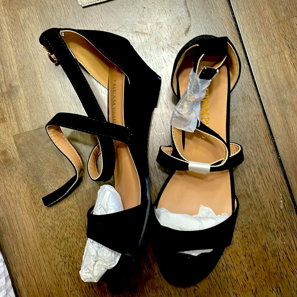 Black heels